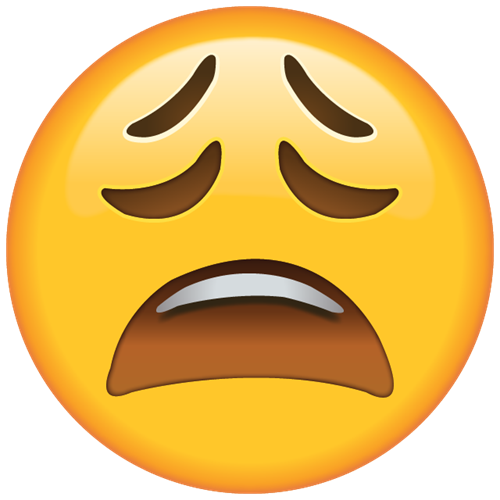 weary emoji