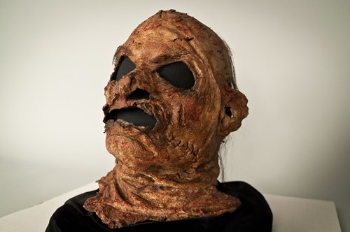 Leatherface mask at MoPOP